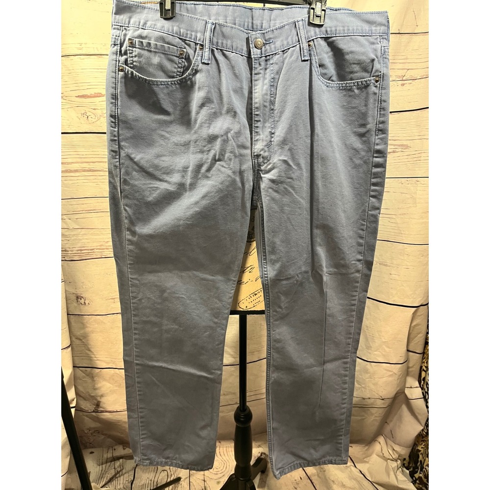 Levi Strauss 514 Mens Blue Straight Fit Jeans W38 L30 Cotton Blend Casual